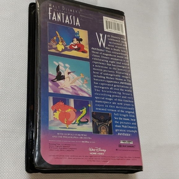 Disney's Fantasia VHS/Sorcerer's Apprentice Doll - Picture 3 of 13